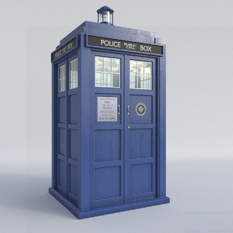 Modern Telephone Booth