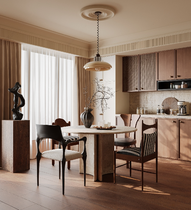 Mid-Century Modern Dining Room (Home)