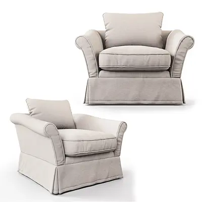 Country Single Sofa 3d model