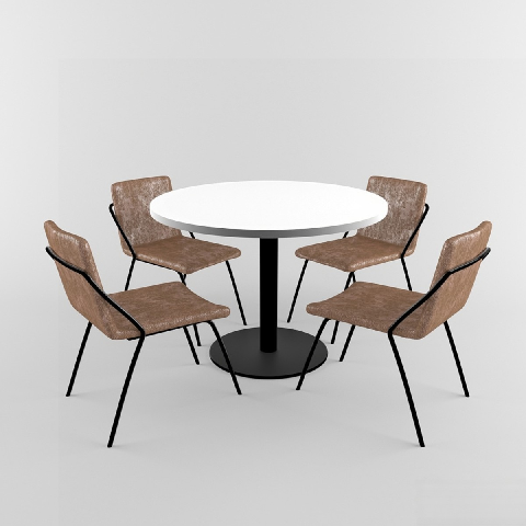 Modern Outdoor Table & Chairs Set