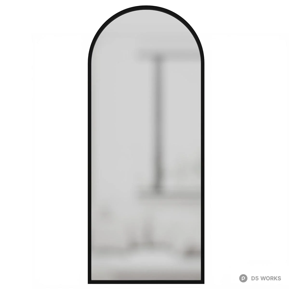 Arched Frame Decorative Mirror 3d model - Image 1