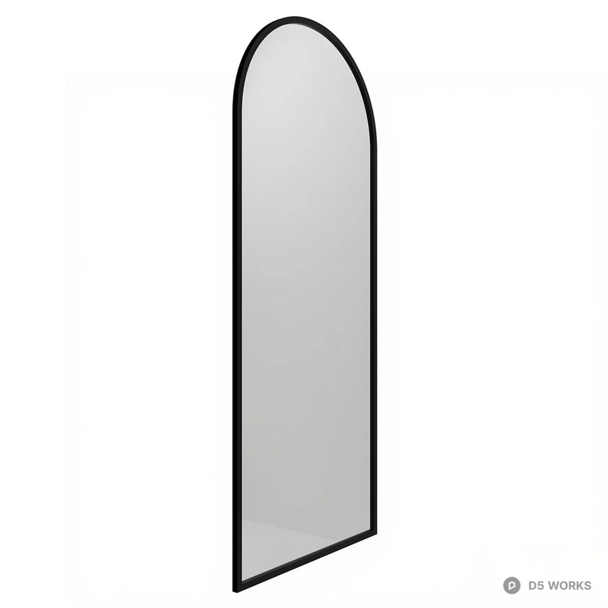 Arched Frame Decorative Mirror 3d model thumbnail 2
