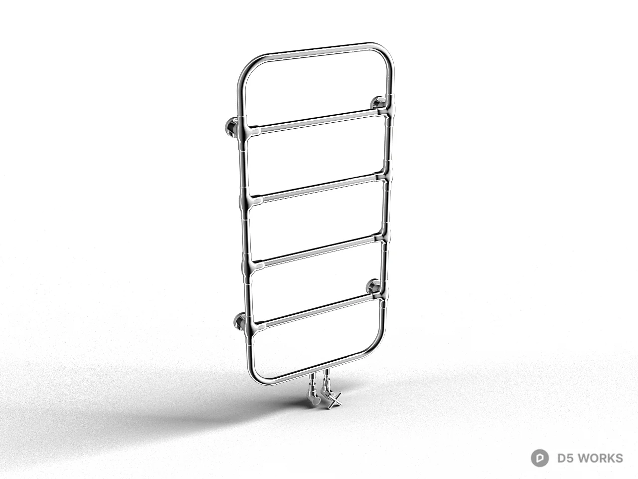 Stainless Steel Towel Rack 3d model - Image 1