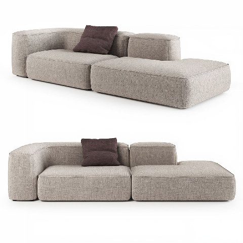 Modern Three-seater Sofa