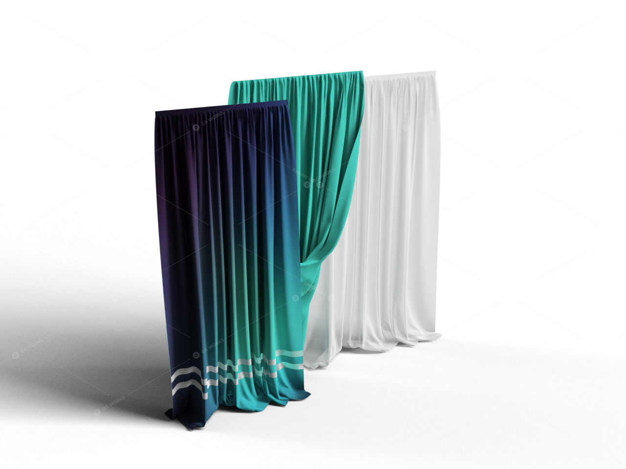 Curtains 3D Models