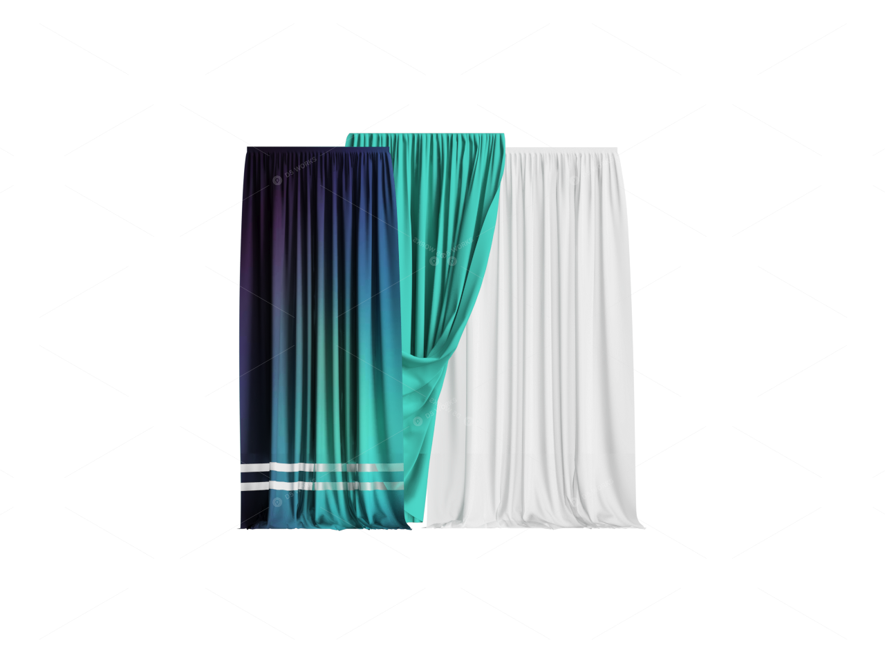 Curtains 3D Models 2