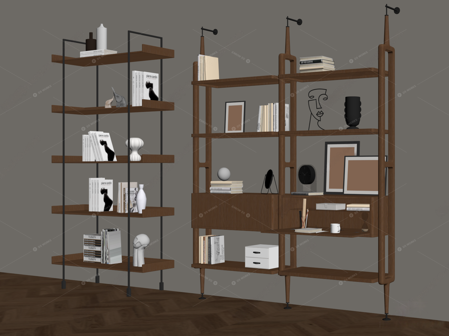 Shelves 3D Models 2