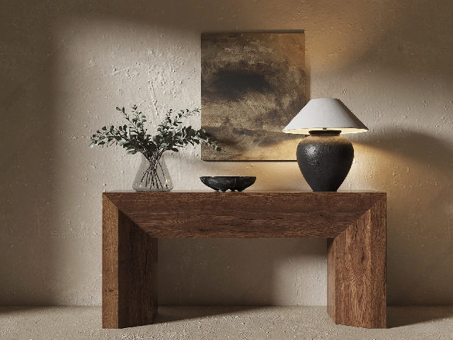Organic Modern Console Table