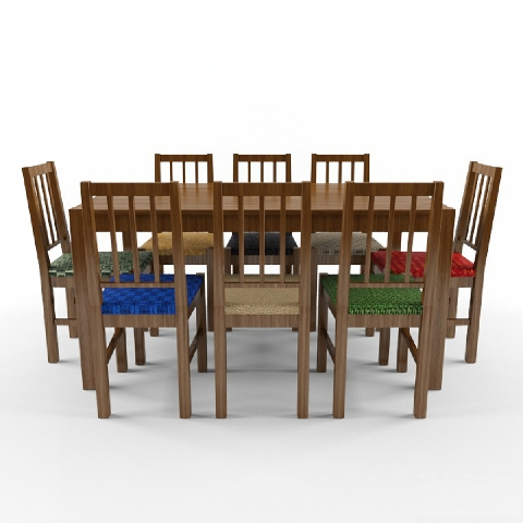 Modern Outdoor Table & Chairs Set