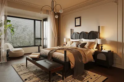 Mid-Century Modern Home Bedroom