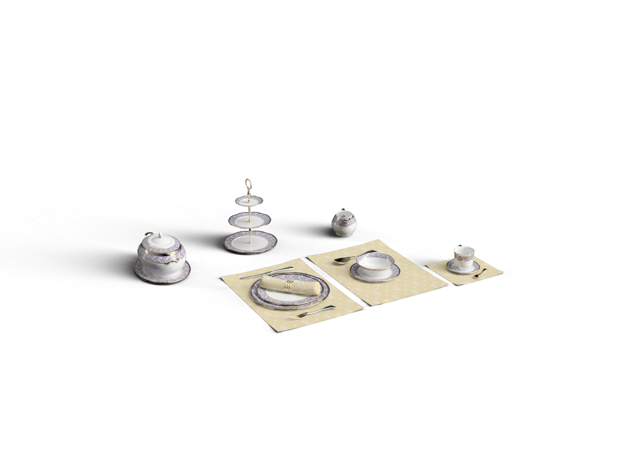Tableware 3D Models