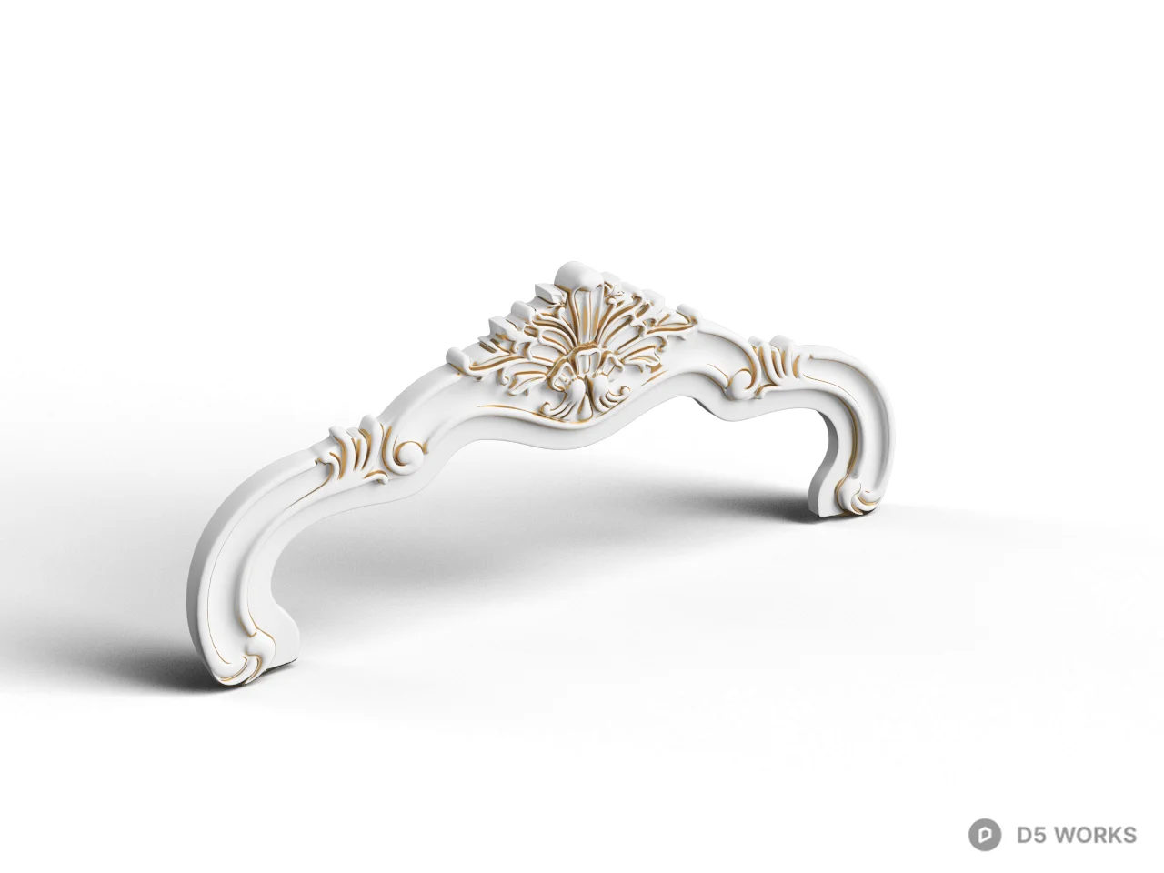 Ornate Carved Arch Decoration 3d model - Image 1