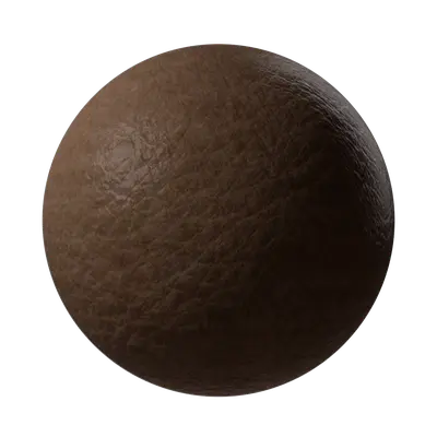 Brown matte leather01