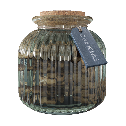 Food and Drink Cookie Glass Jar