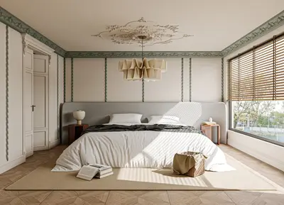 French Home Bedroom 3d model