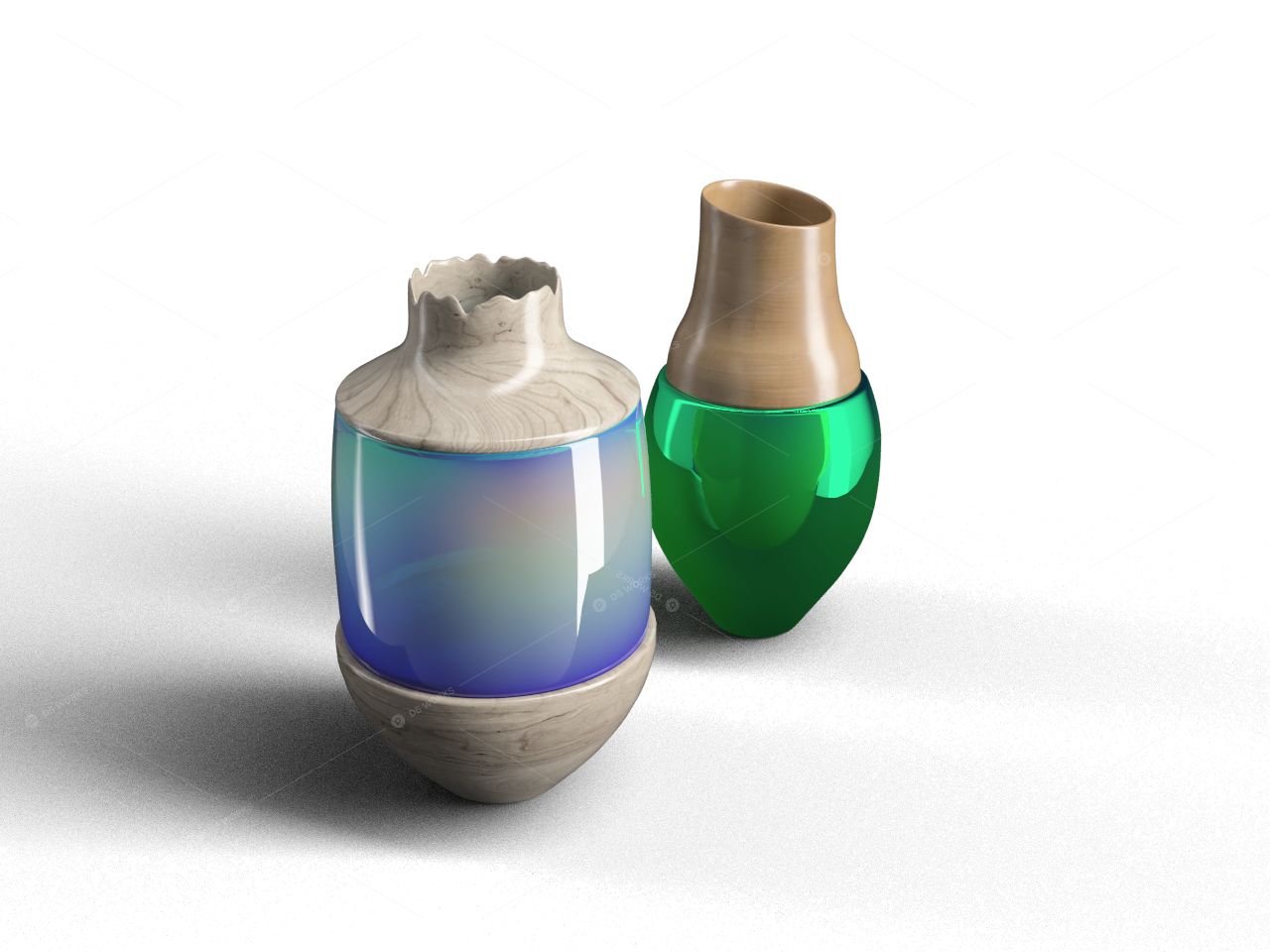 Vases & Floral Arrangements 3D Models