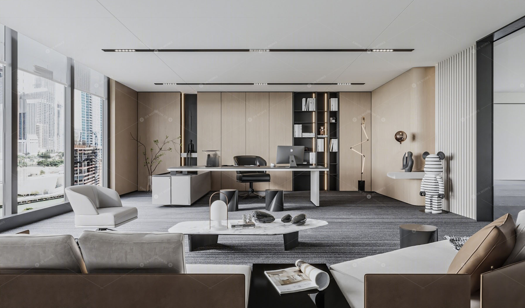 Office Spaces 3D Models