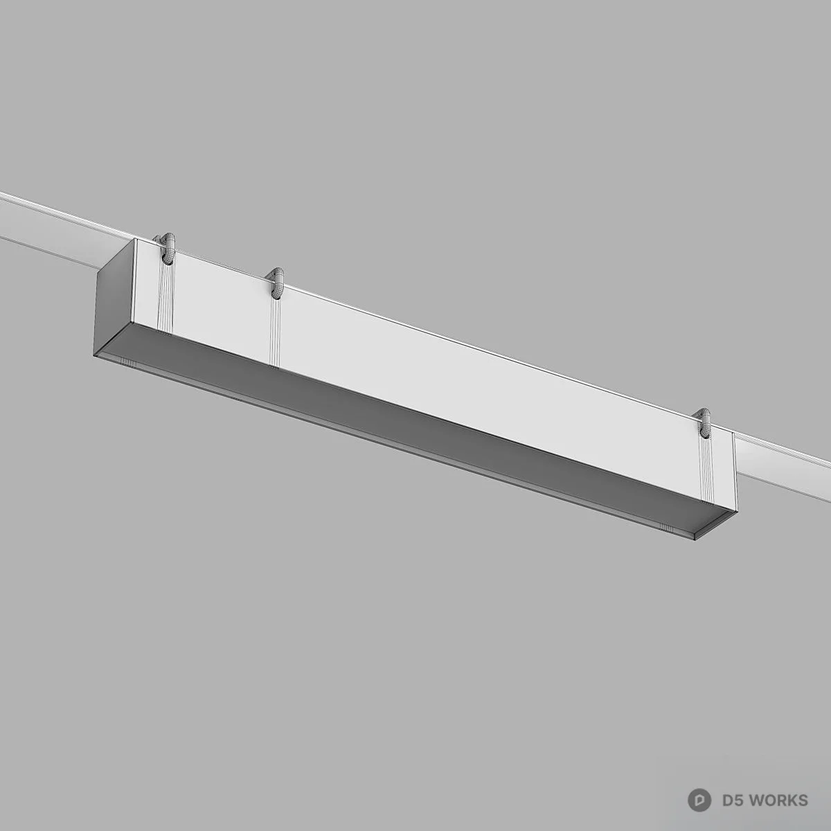 Minimalist Linear Light 3d model thumbnail 2