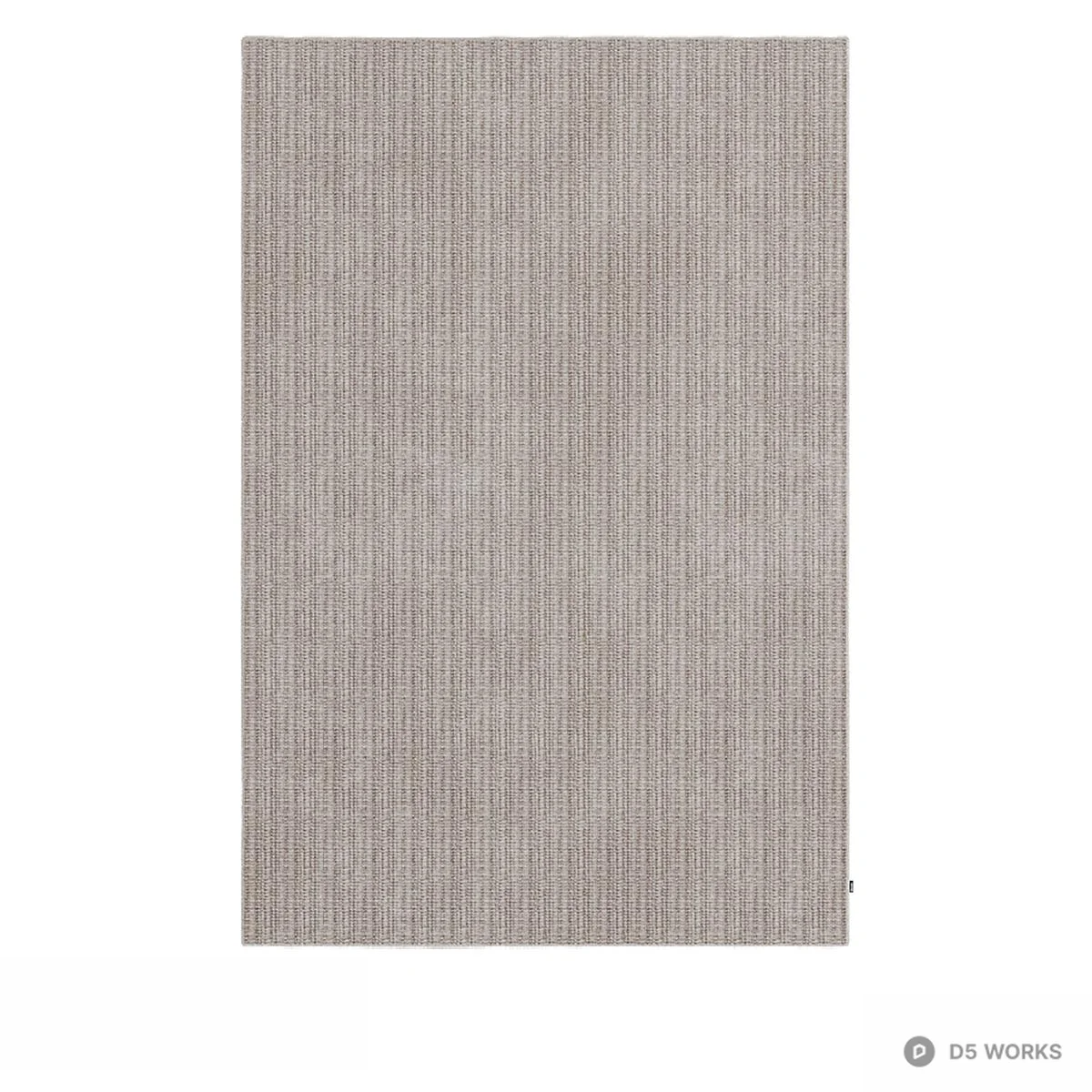 Textured Woven Rug 3d model thumbnail 2