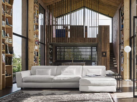 Modern Three-seater Sofa 