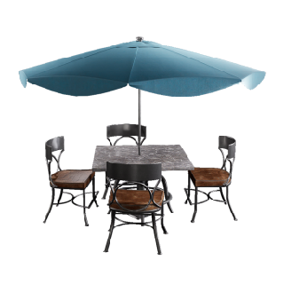 Outdoor Table & Chairs Set Outdoor dining set 05