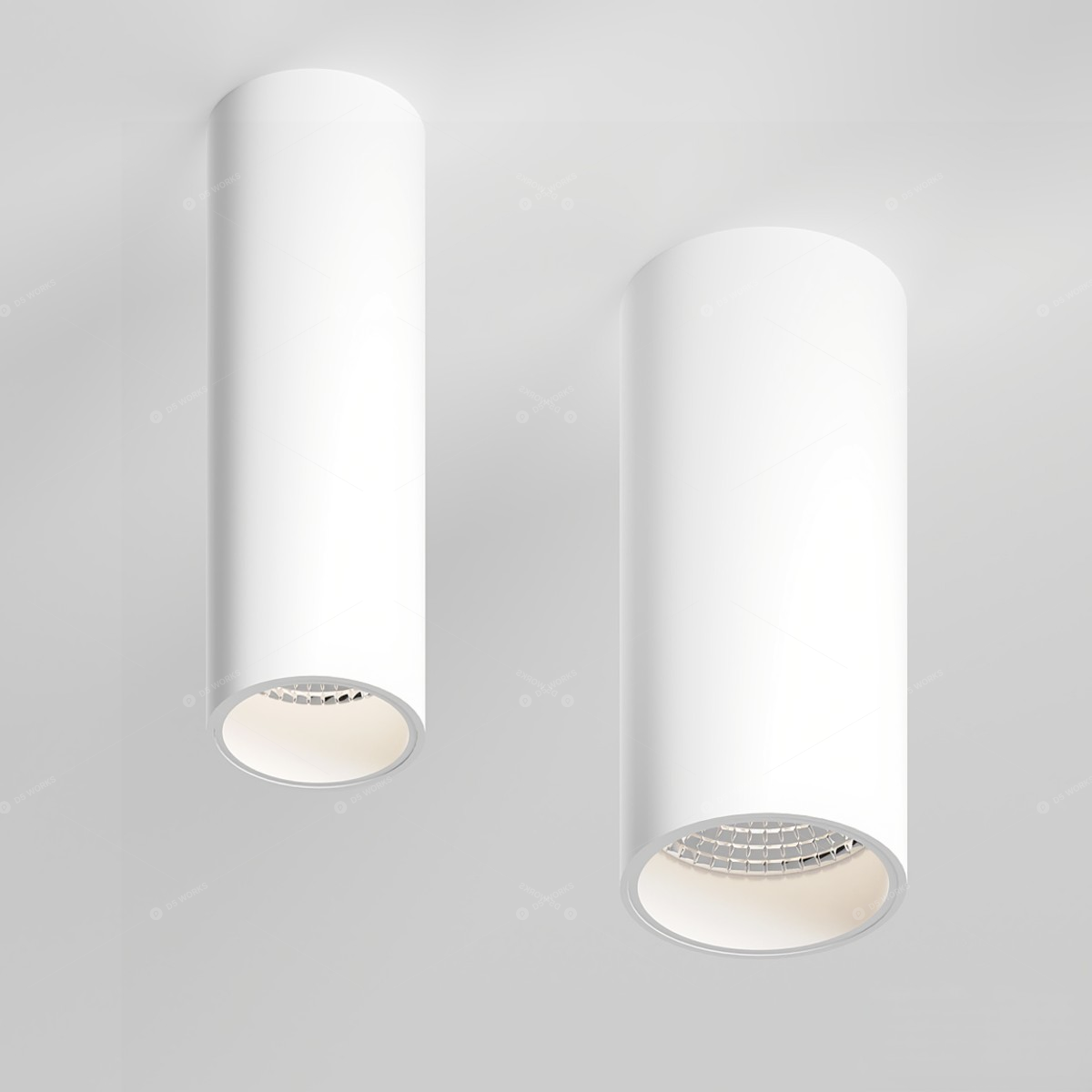 Flush Mount Lights 3D Models 2