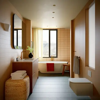 Mid-Century Modern Retro Bathroom