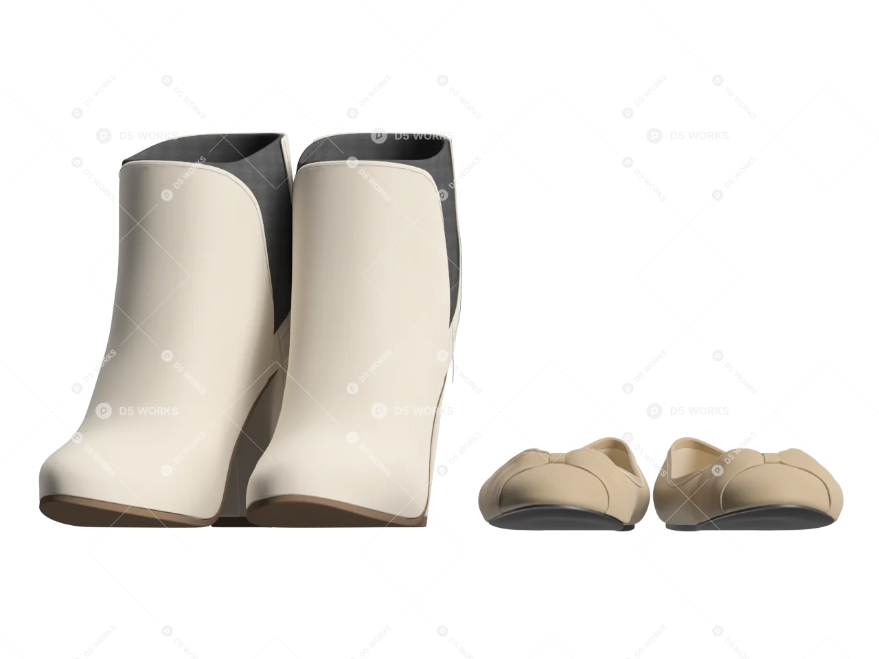Shoes 3d model thumbnail 2