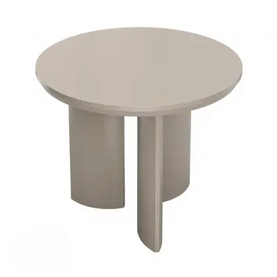 Minimalist Round Pedestal Coffee Table 3d model