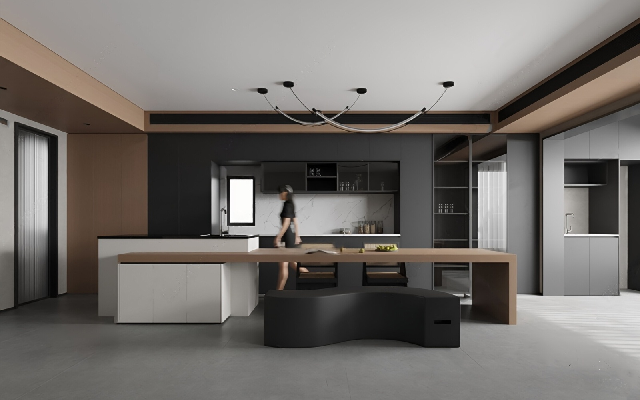 Modern Open Kitchen 