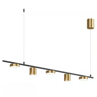 Modern Linear Pendant Light 3d model