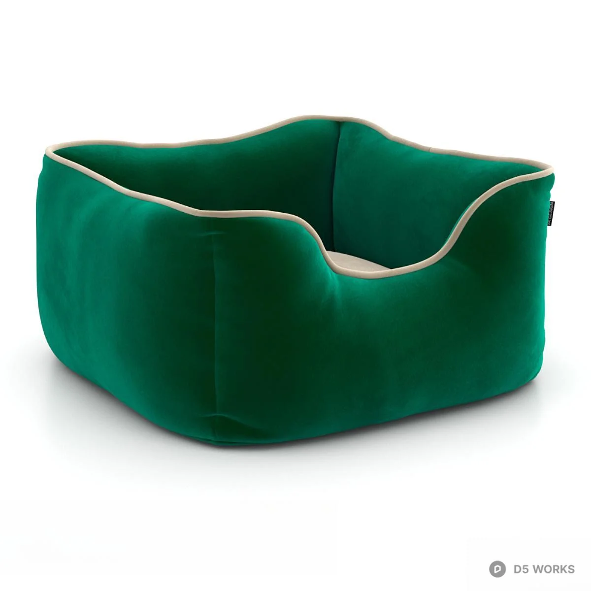 Velvet Pet Bed 3d model - Image 1