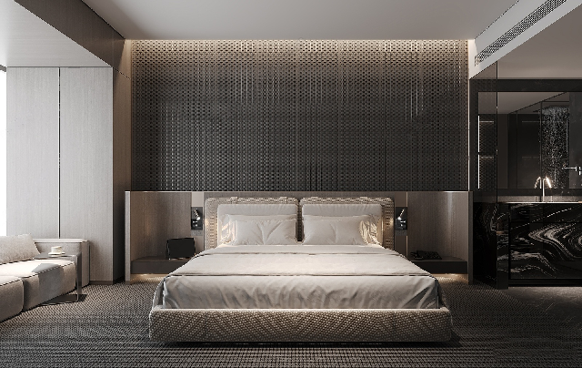 Modern Hotel Guest Room