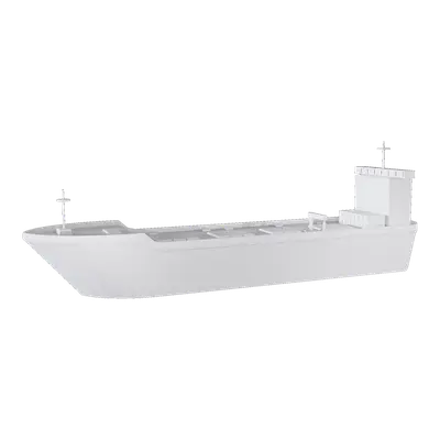 Lowpoly Ship 06 3d model