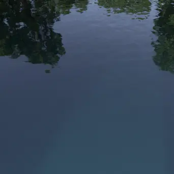 Dark blue pool water