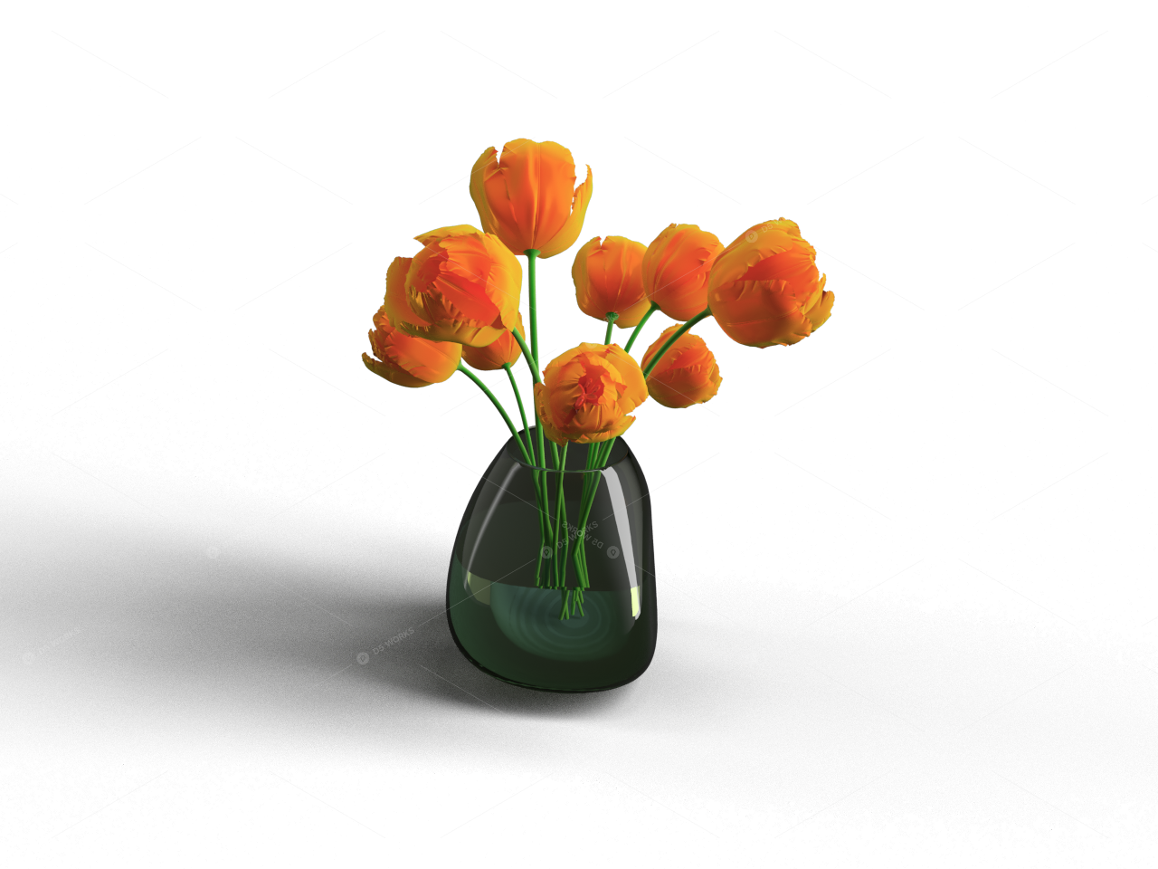 Vases & Floral Arrangements 3D Models
