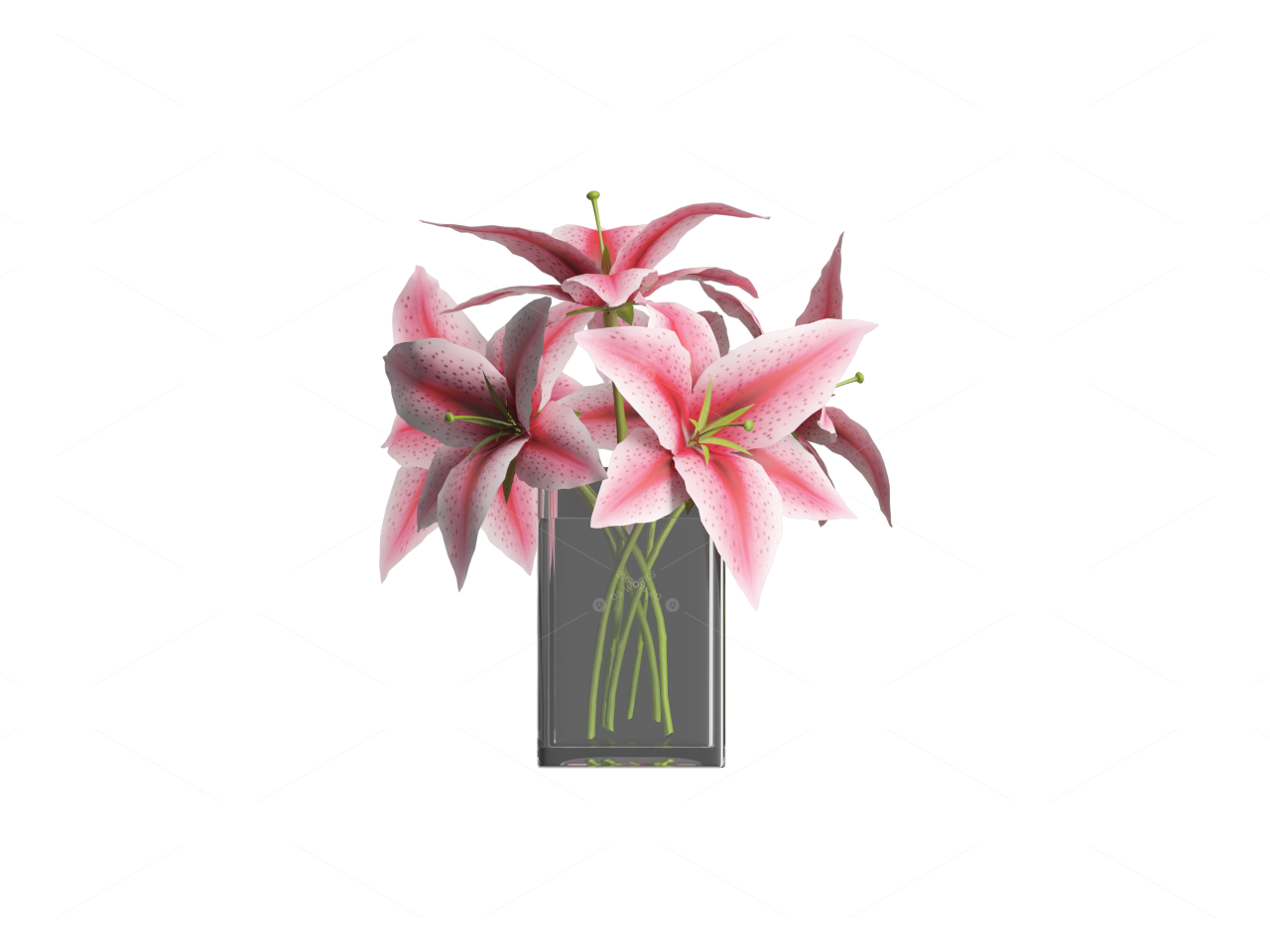 Vases & Floral Arrangements 3D Models 2