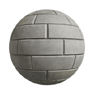 Wall Tile Grey I-shaped wall tile 06