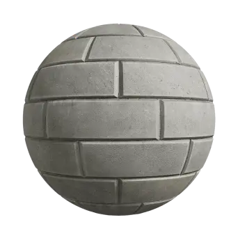 Grey I-shaped wall tile 06