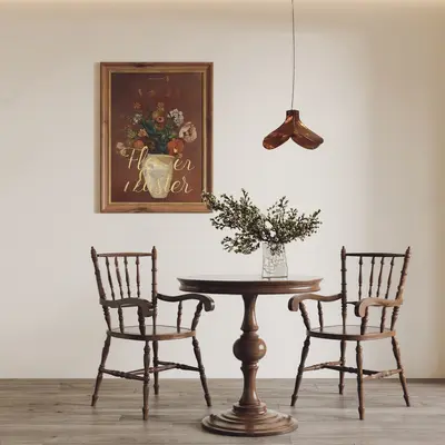 Country Dining Table & Chairs Set