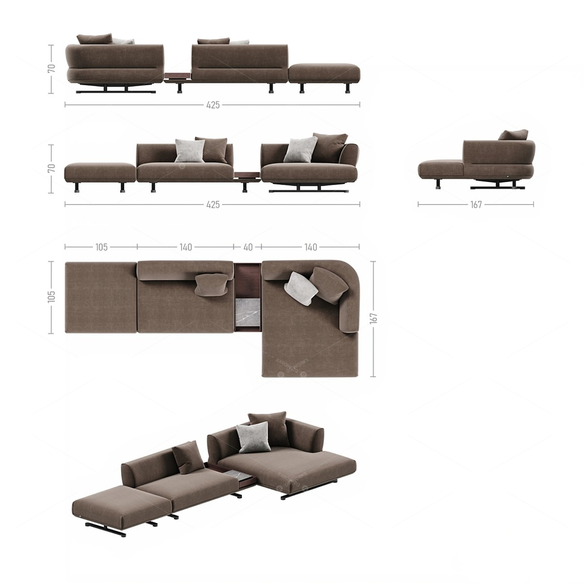 Sofas 3D Models 4