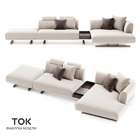Modern Three-seater Sofa