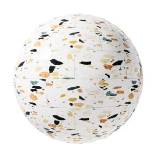 Terrazzo Yellow terrazzo brick