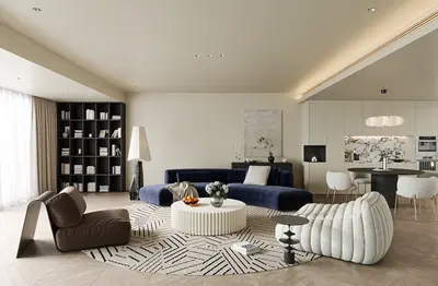 Modern Living & Dining Room