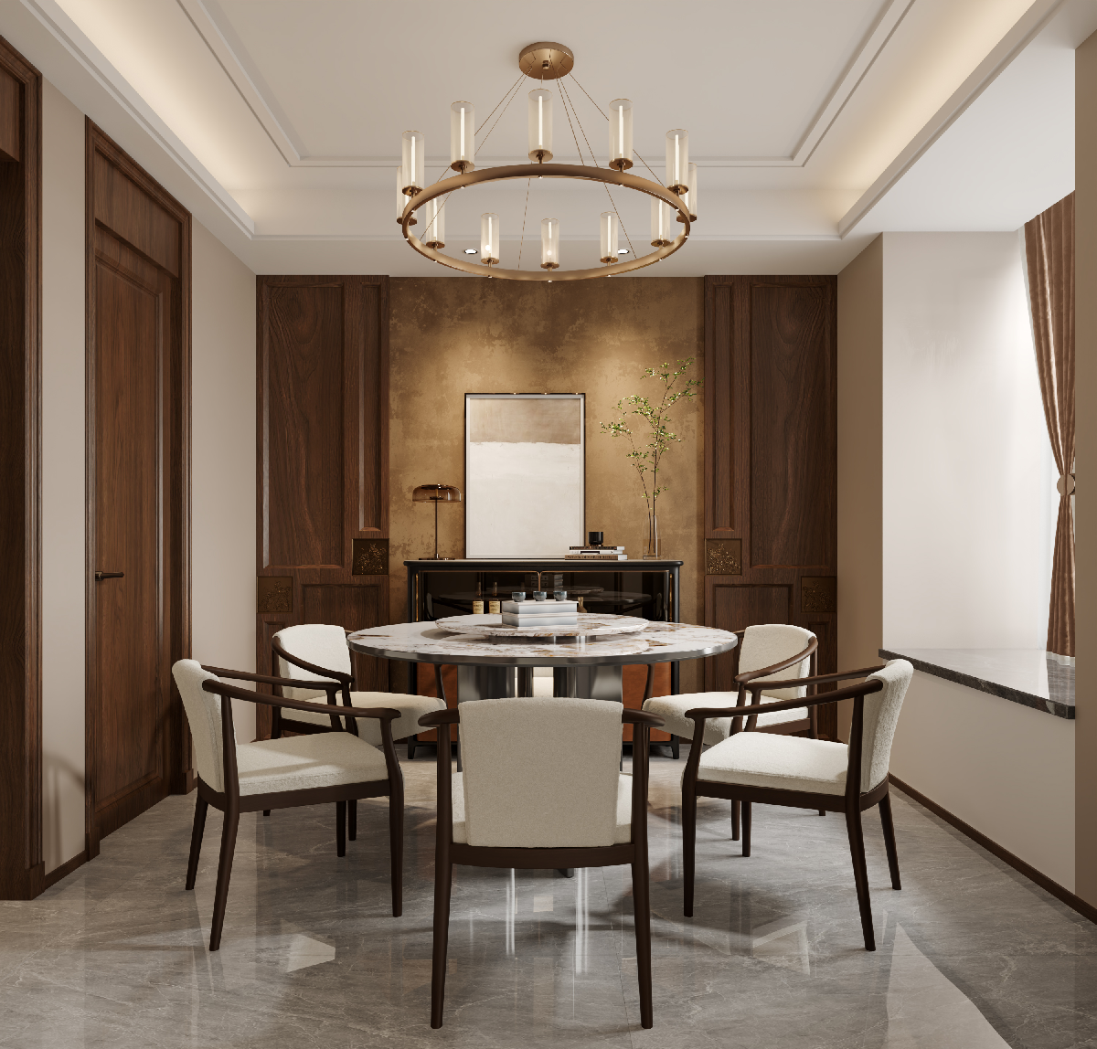 Classical Chinese Dining Room (Villa)