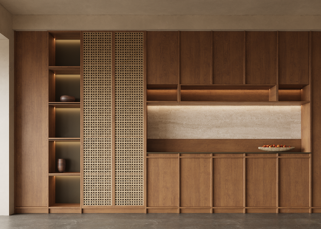 Wabi-Sabi Kitchen Cabinets