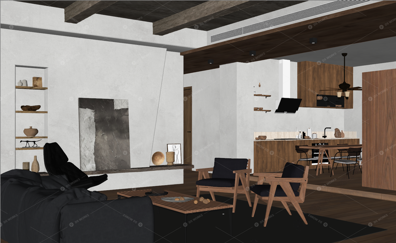 Living & Dining Rooms 3D Models 2
