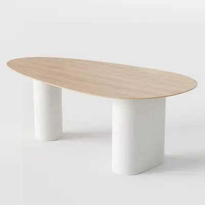Organic Modern Dining Table 3d model