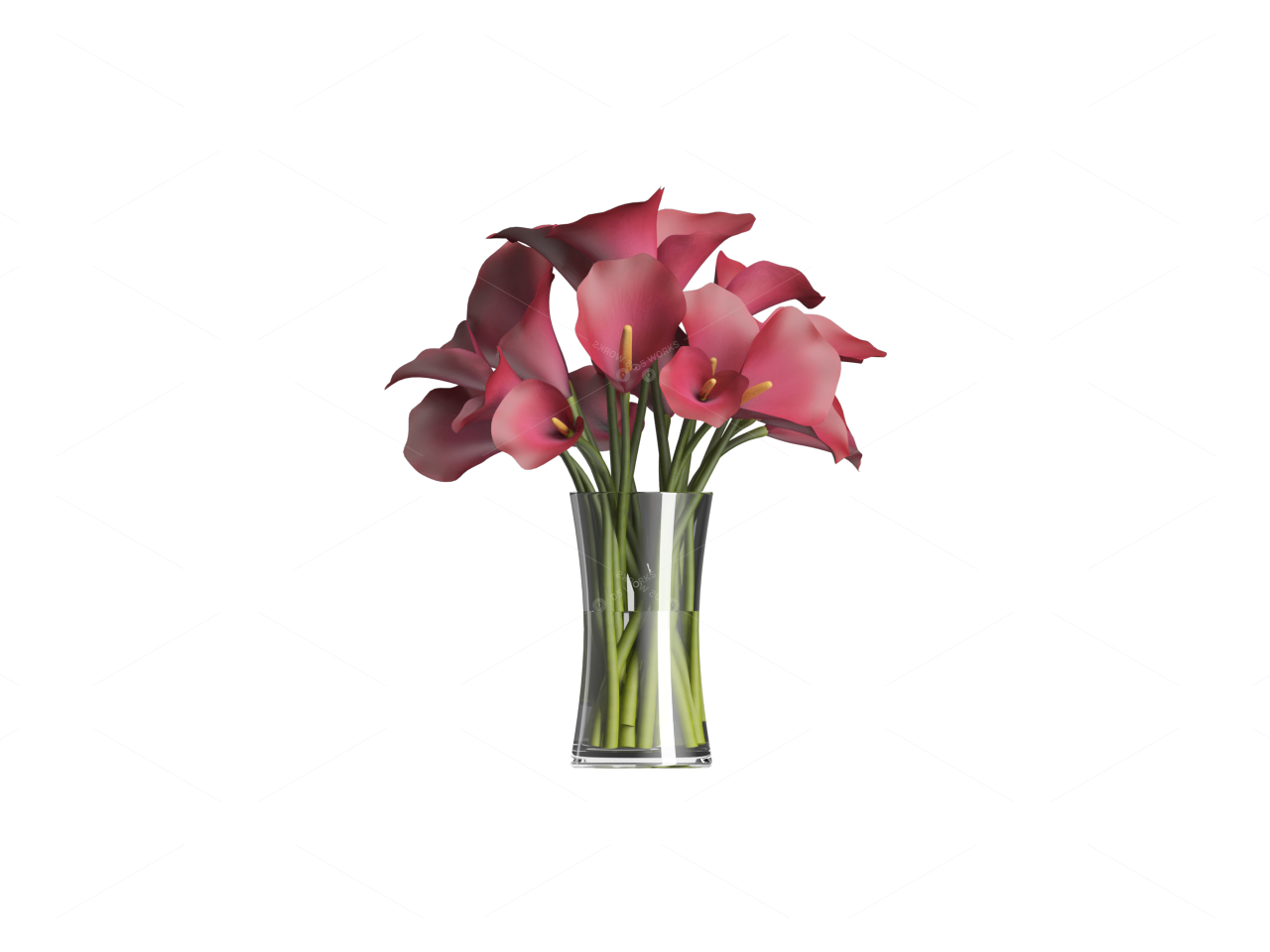 Vases & Floral Arrangements 3D Models 2