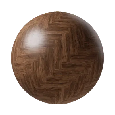 Brown Herring Bone Solid Wood Floor